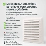 Modern Banyolar İçin Estetik ve Fonksiyonel MENFEZ Çözümü