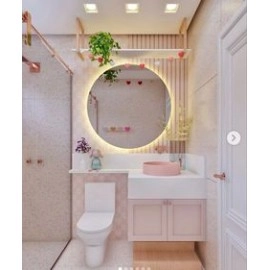 Sade Zerafet Lake Banyo Dolapları